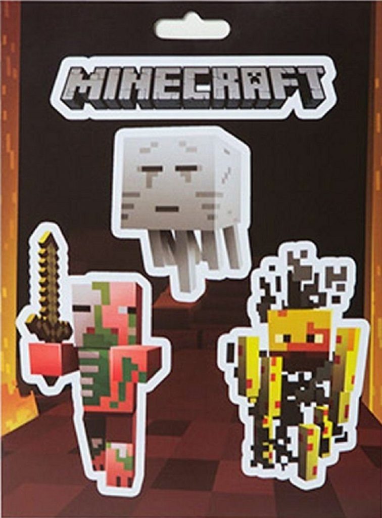 autocolant minecraft
