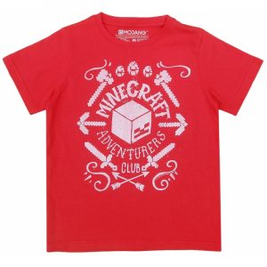 tricou minecraft original rosu